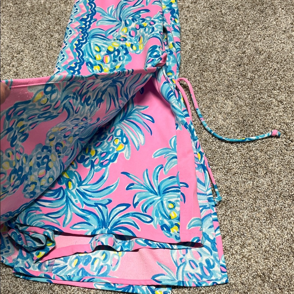 Lilly Pulitzer Pink Tropical Pineapple Print Sundress - Picture 5 of 6